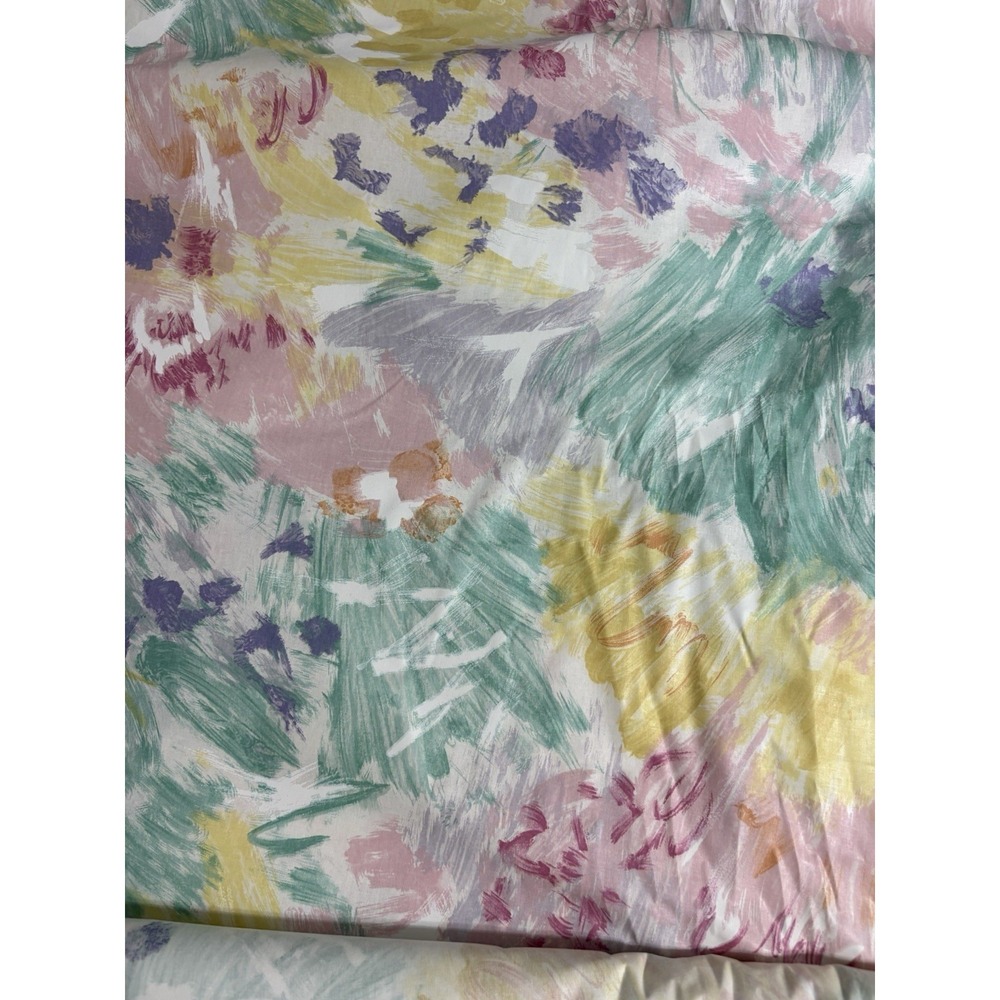 Vintage Chantal Cohamy Riverdale Color Splash 80s Fabric By The Yard 56" Wide